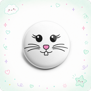 Smiling Bunny Face Topper