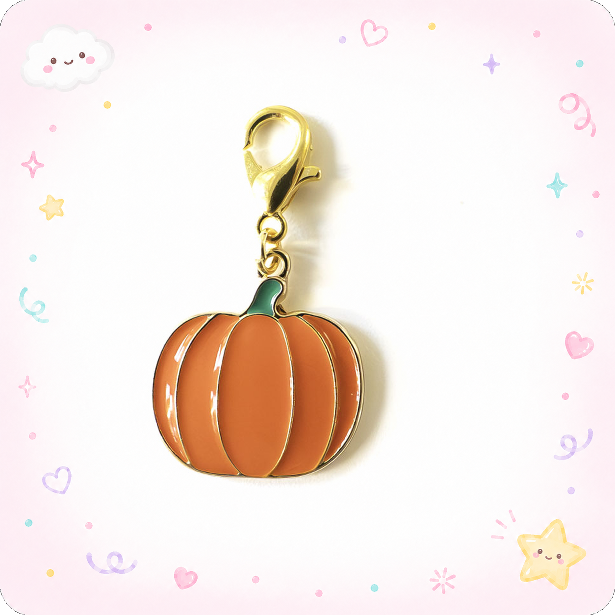 Perky Little Pumpkin Swapfinity Charm Add-On - - Topperswap