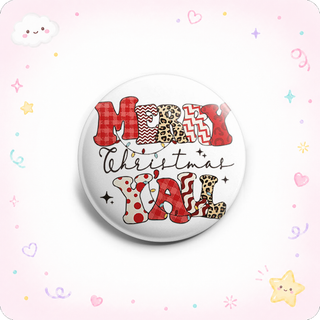Merry Christmas Y'all Winter Pattern Topper