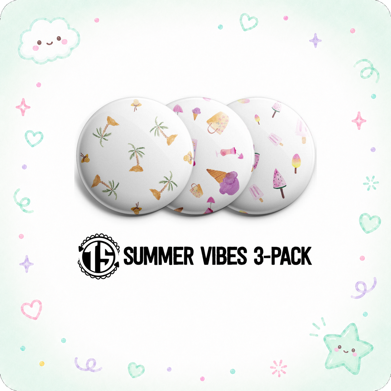 Summer Vibes 3-Pack (Save 5%) - - Topperswap