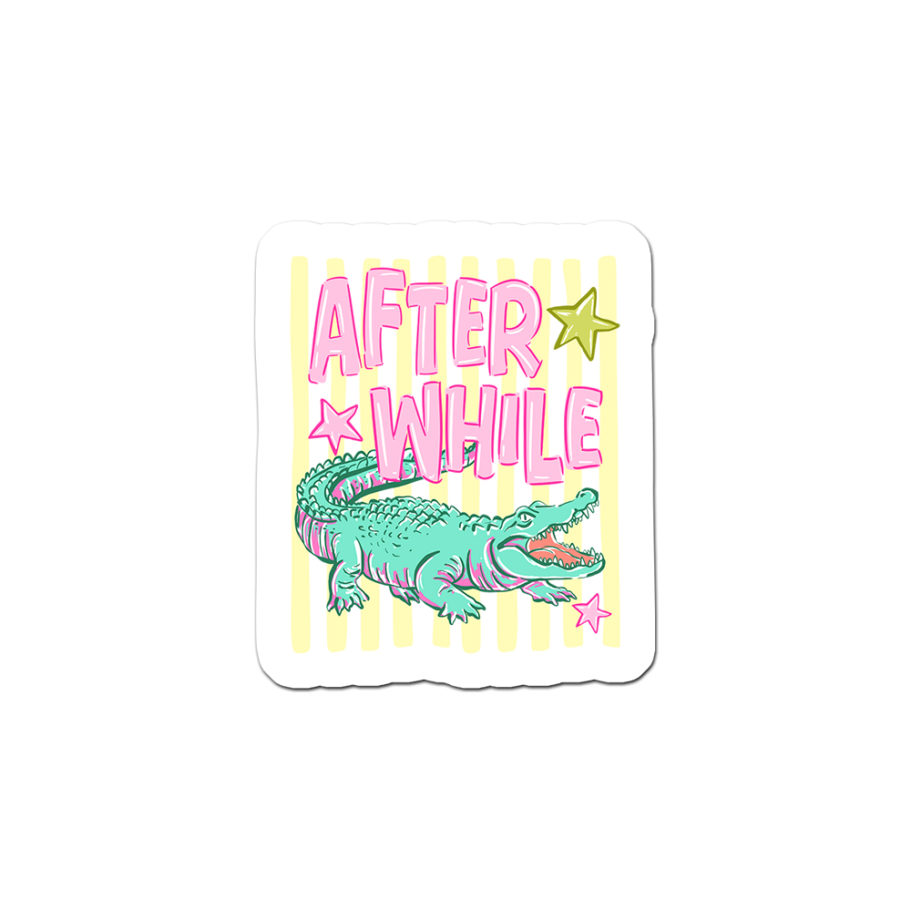 Gator Glam Vibes Sticker - - Topperswap