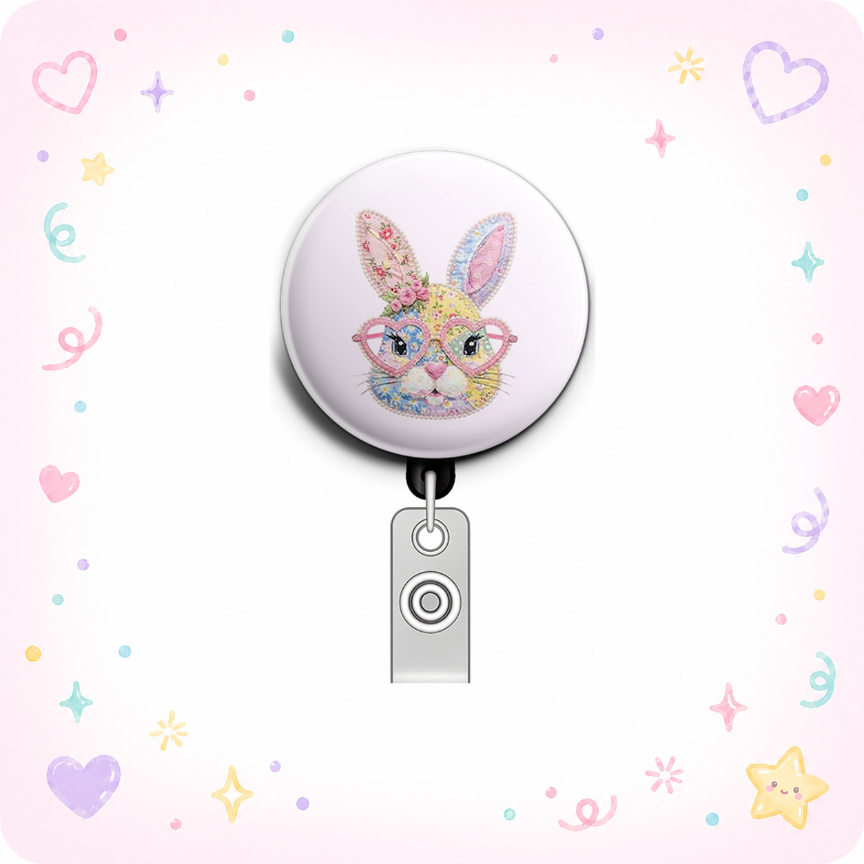 Whimsical Wonderland Swapfinity Retractable ID Badge Reel - - Topperswap