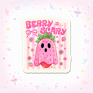 Berry Scary Boss Sticker