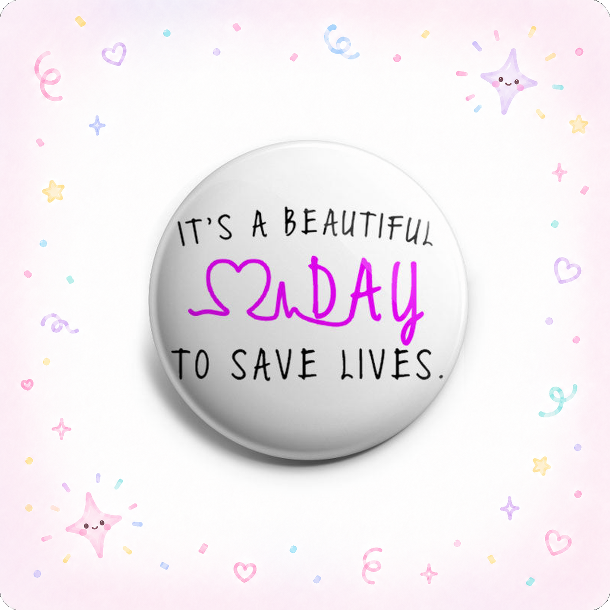 It's a Beautiful Day To Save Lives Topper - - Topperswap