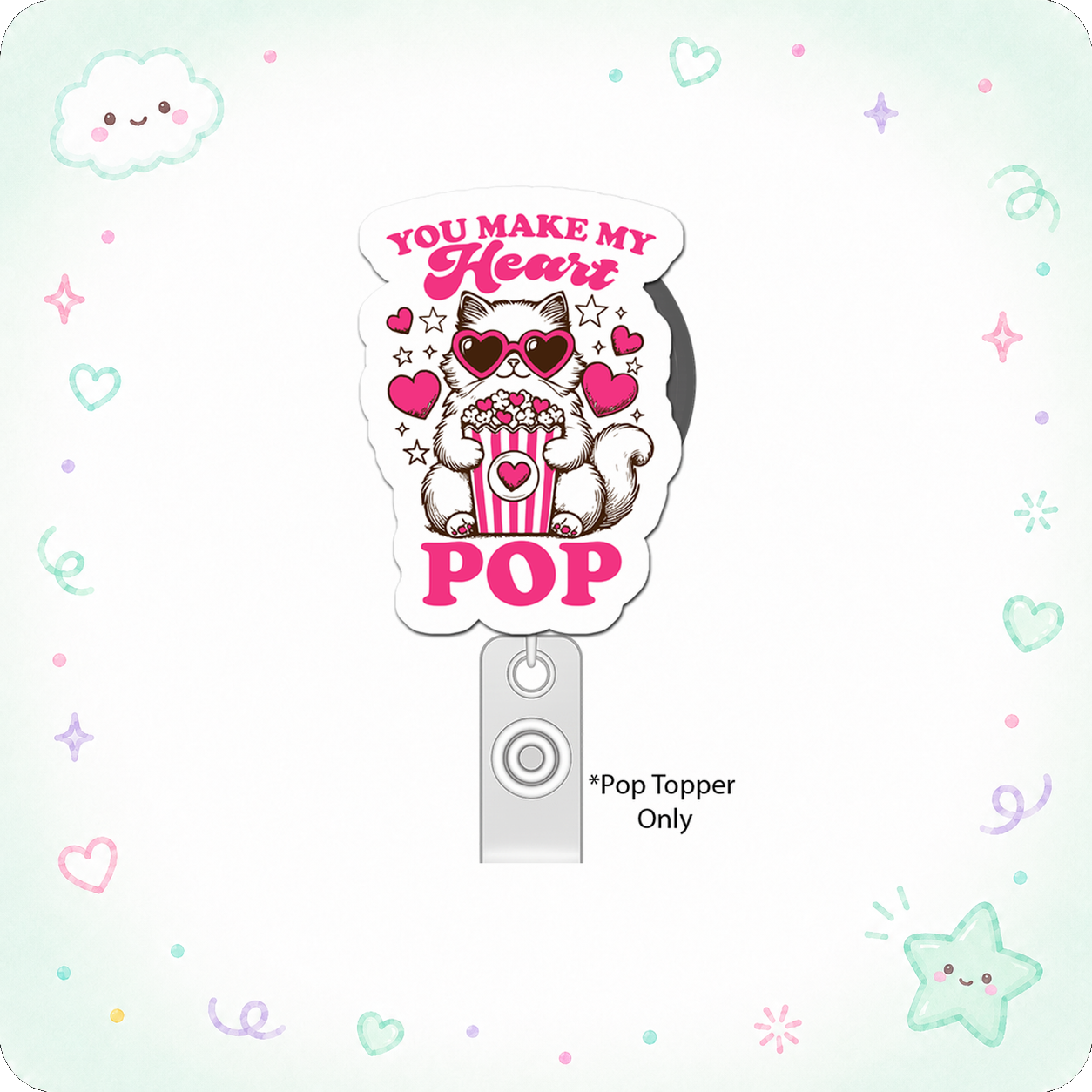Fluffy Love Guru Pop Topper - - Topperswap