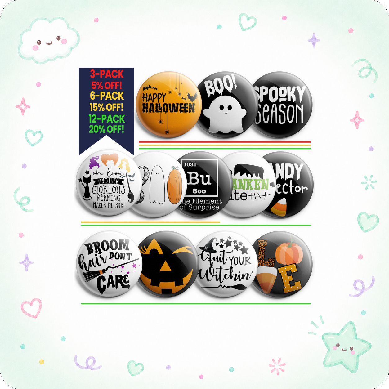 Halloween Frenzy 12-Pack (Save 20%) - - Topperswap
