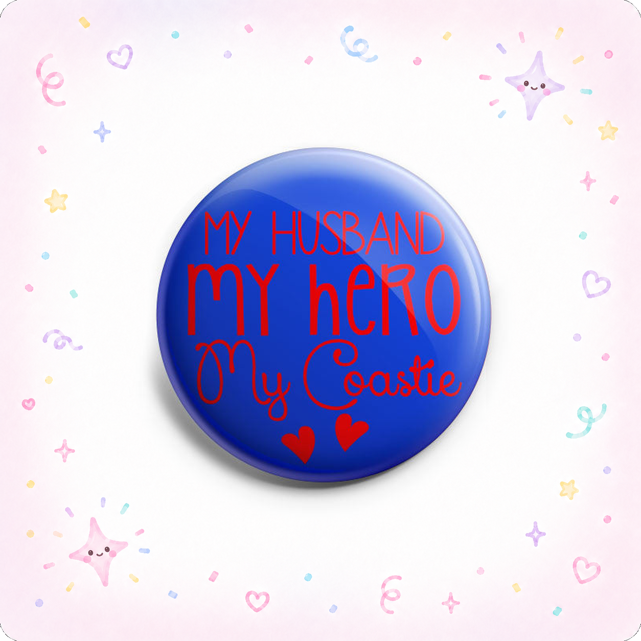 Husband. Hero. Coastie. Topper - - Topperswap