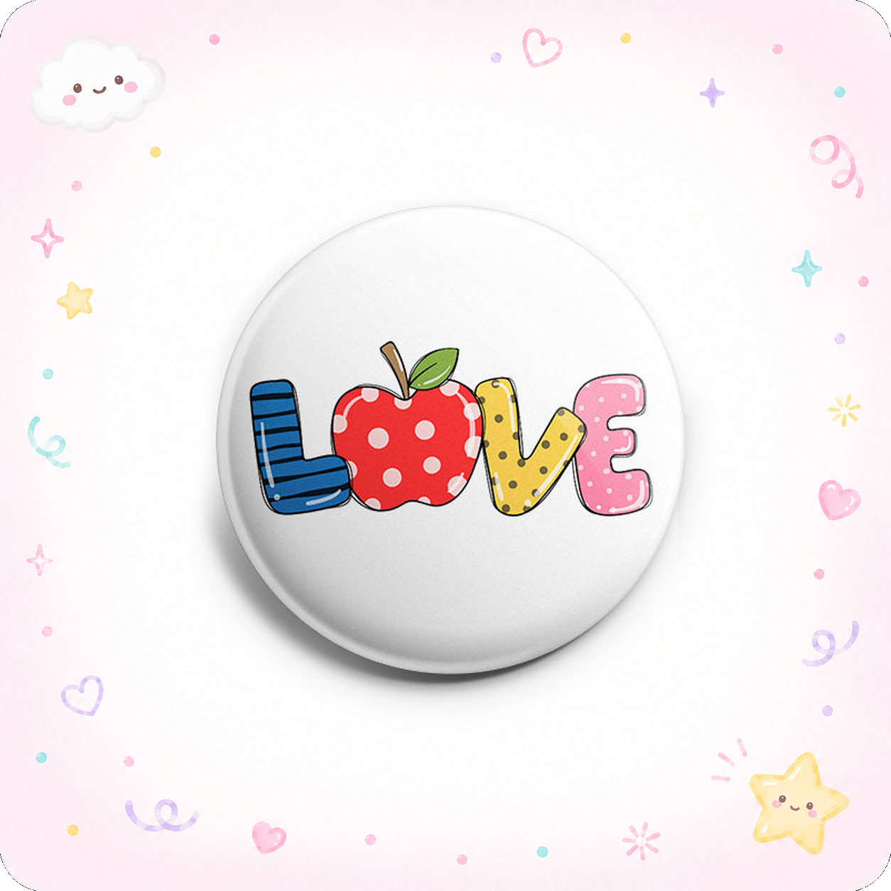 Love Filled Teacher Topper - - Topperswap