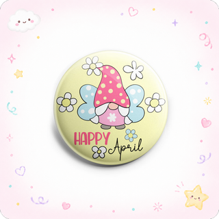 Happy April Gnome Topper