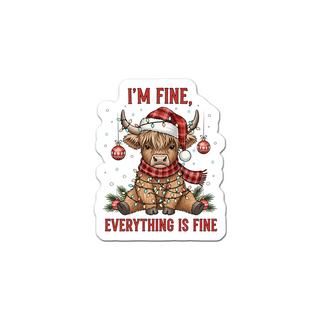 Festive Frenzy Warrior Sticker