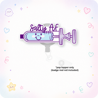 Salty Syringe Pop Topper