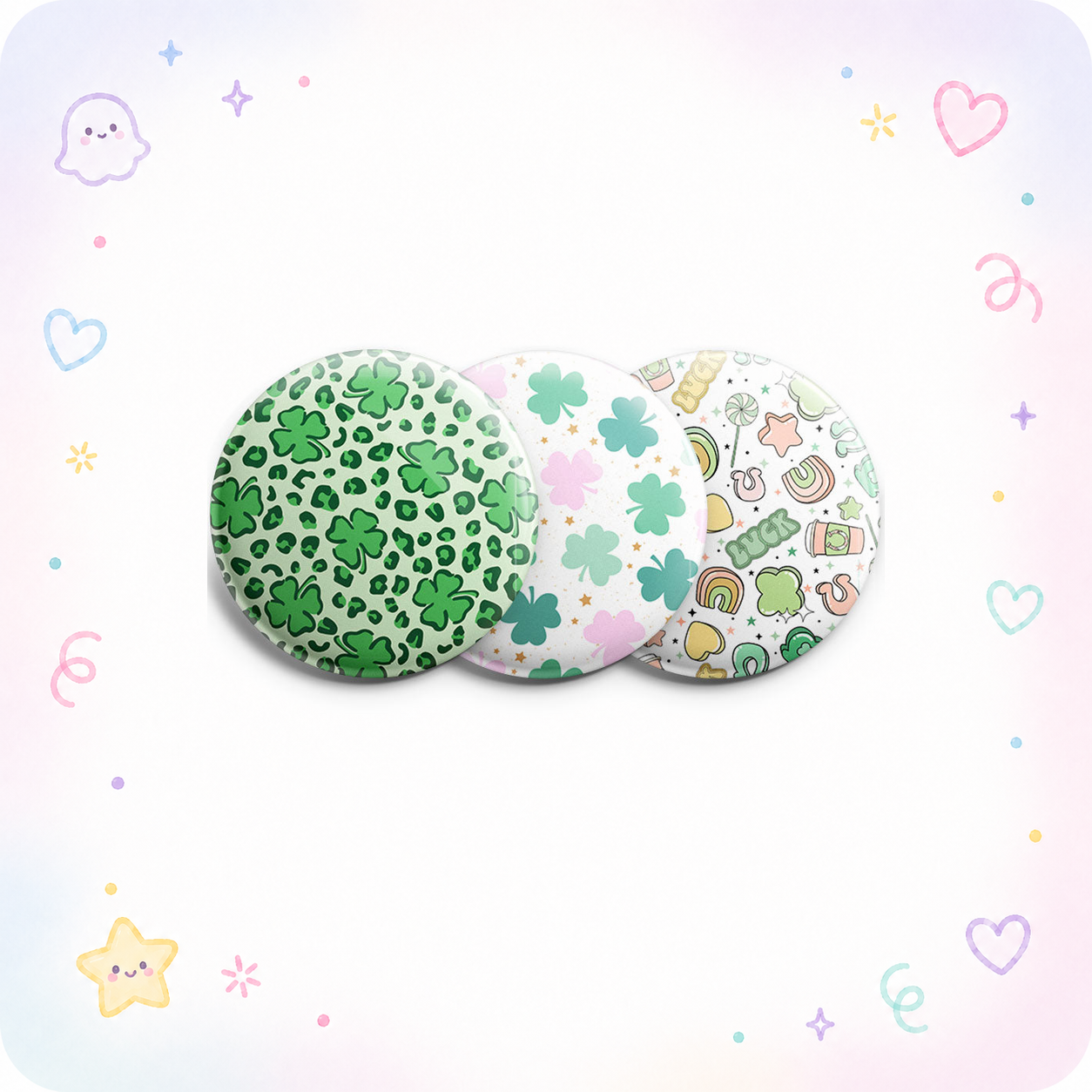 Lucky Patterns Topper 3-Pack (Save 5%) - - Topperswap