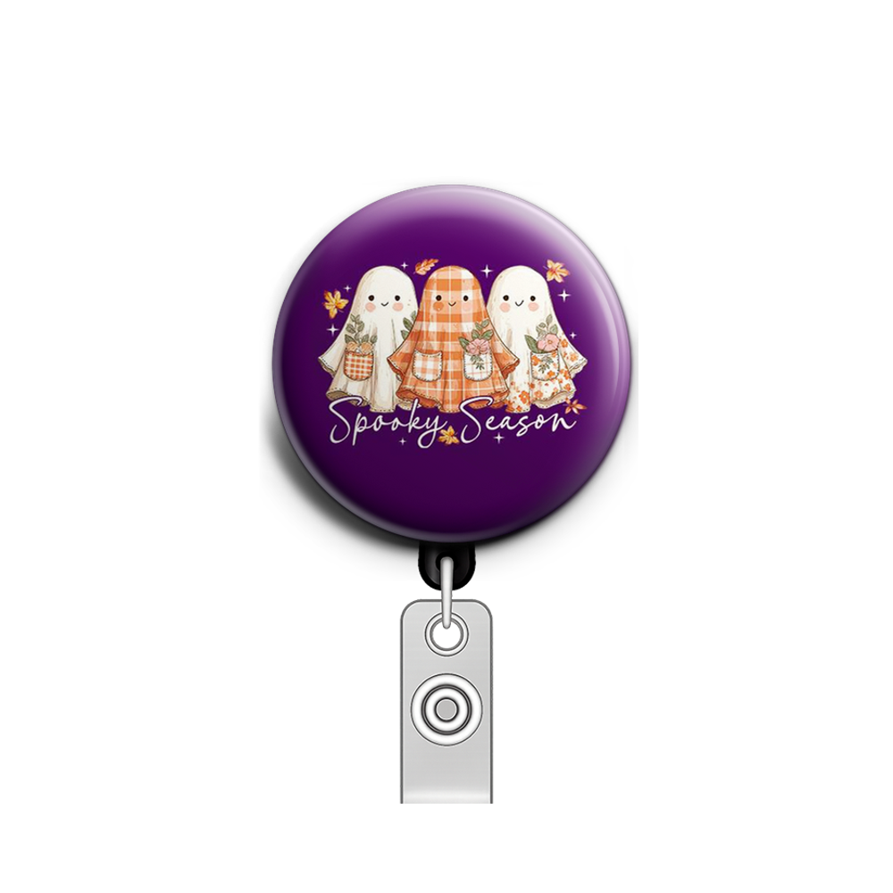 Spooky Season Swapfinity Retractable ID Badge Reel - - Topperswap