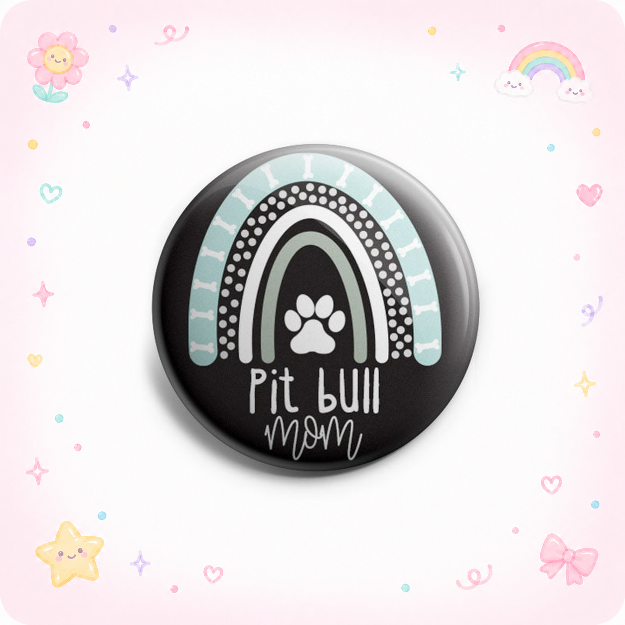Pit Bull Mom Topper - - Topperswap