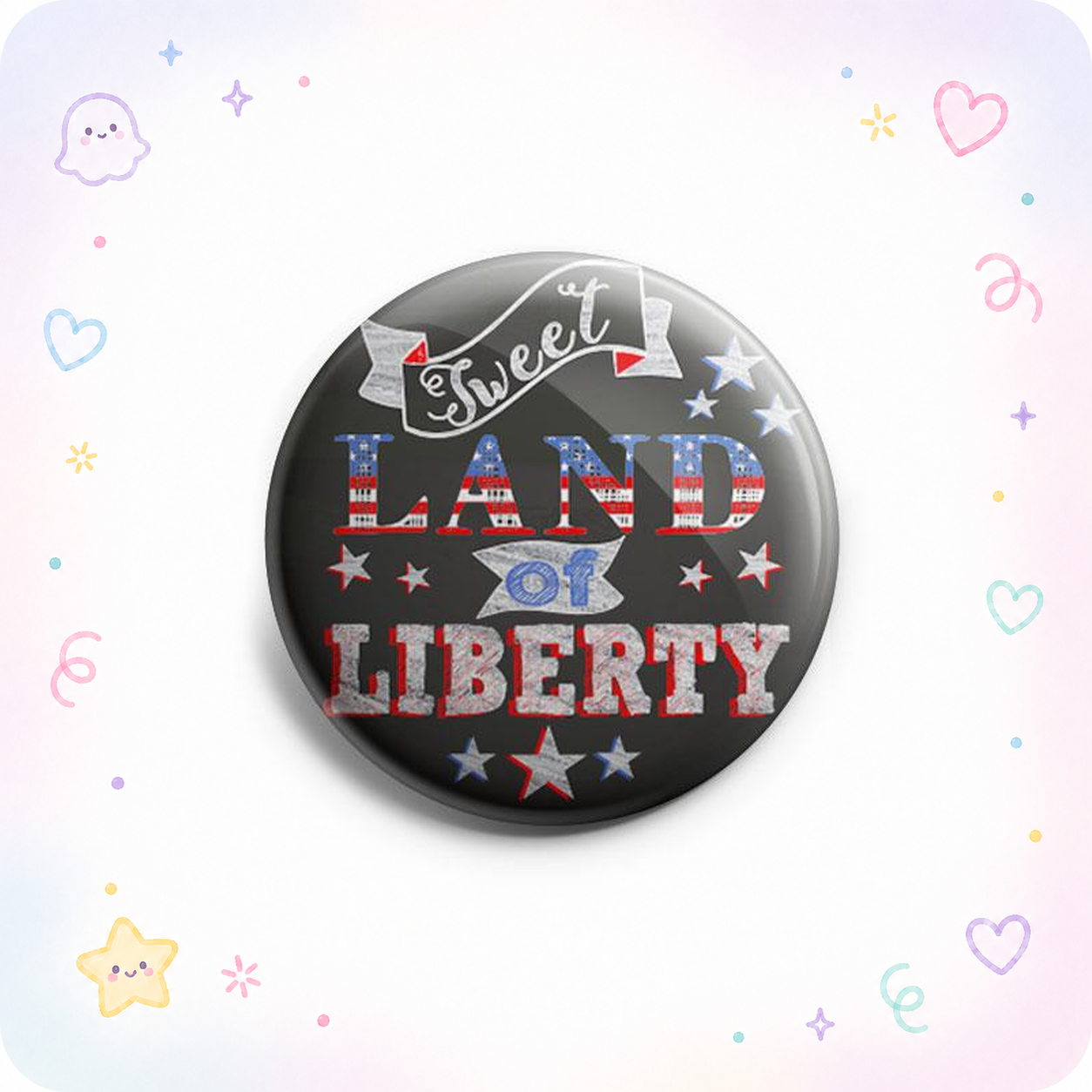 Sweet Land Of Liberty Topper - Vault - - Topperswap