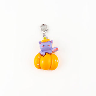 Pumpkin Kitty Charm Swapfinity Badge Reel Add-on