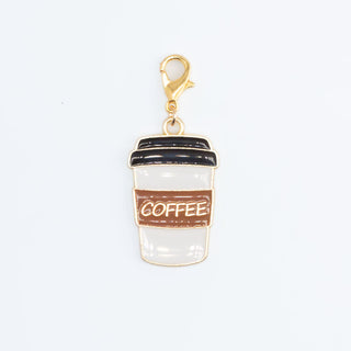 Coffee Cup Charm Swapfinity Badge Reel Add-on