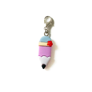 Cute Pencil Teacher Badge Reel Add-on