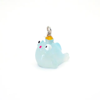 Bewildered Bluefish Charm Swapfinity Badge Reel Add-on