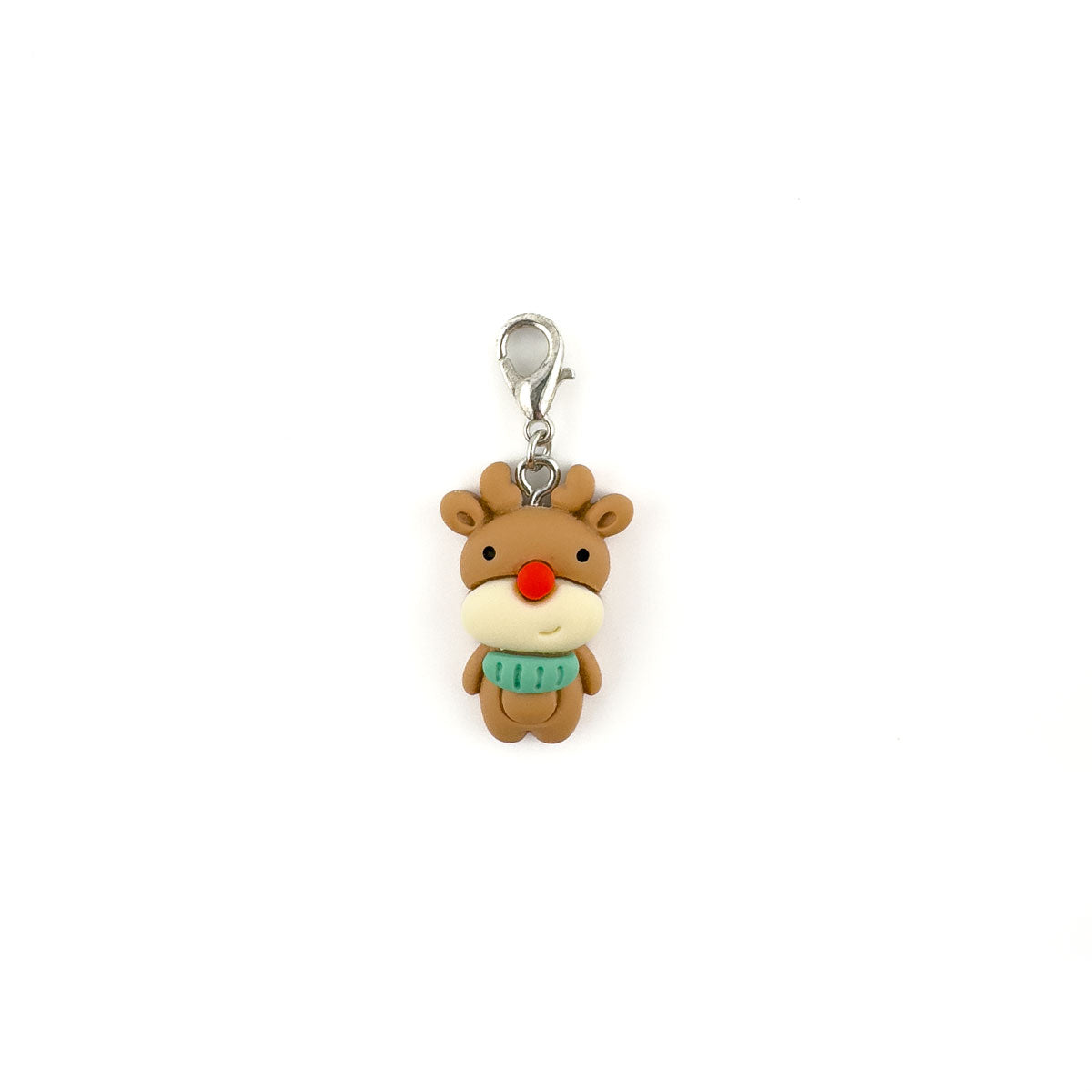 Cute Rudolph Charm Badge Reel Add-on - - Topperswap