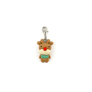 Cute Rudolph Charm Badge Reel Add-on