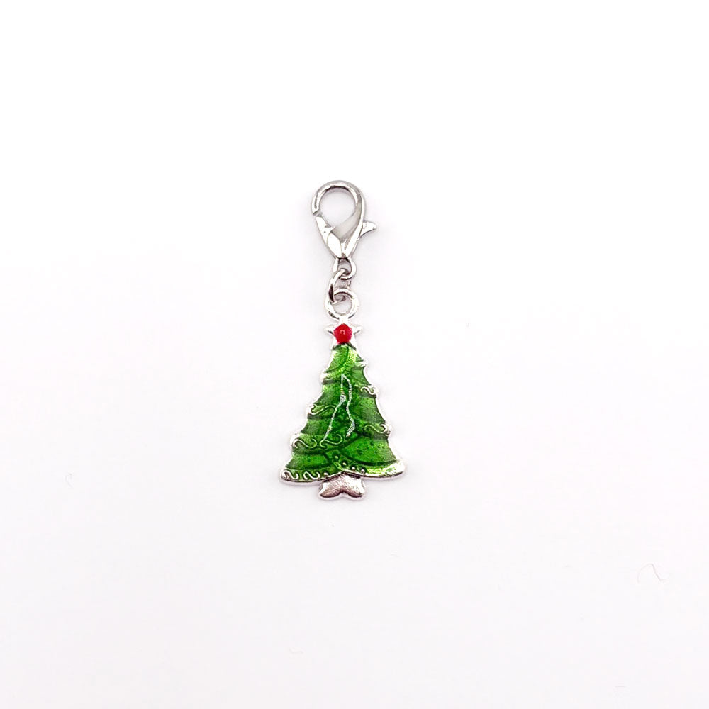 Festive Christmas Tree Charm Swapfinity Badge Reel Add-on