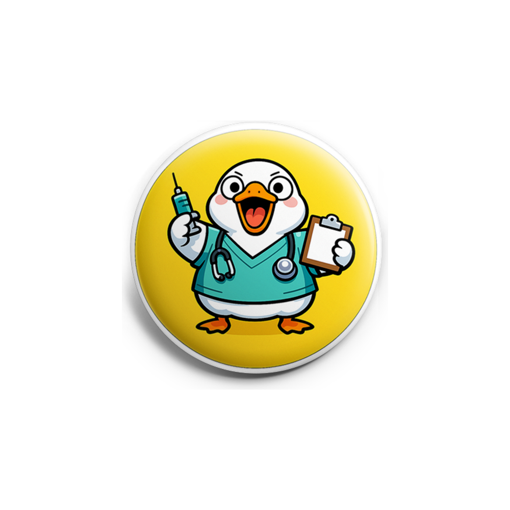 Silly Goose in Scrubs Topper - - Topperswap