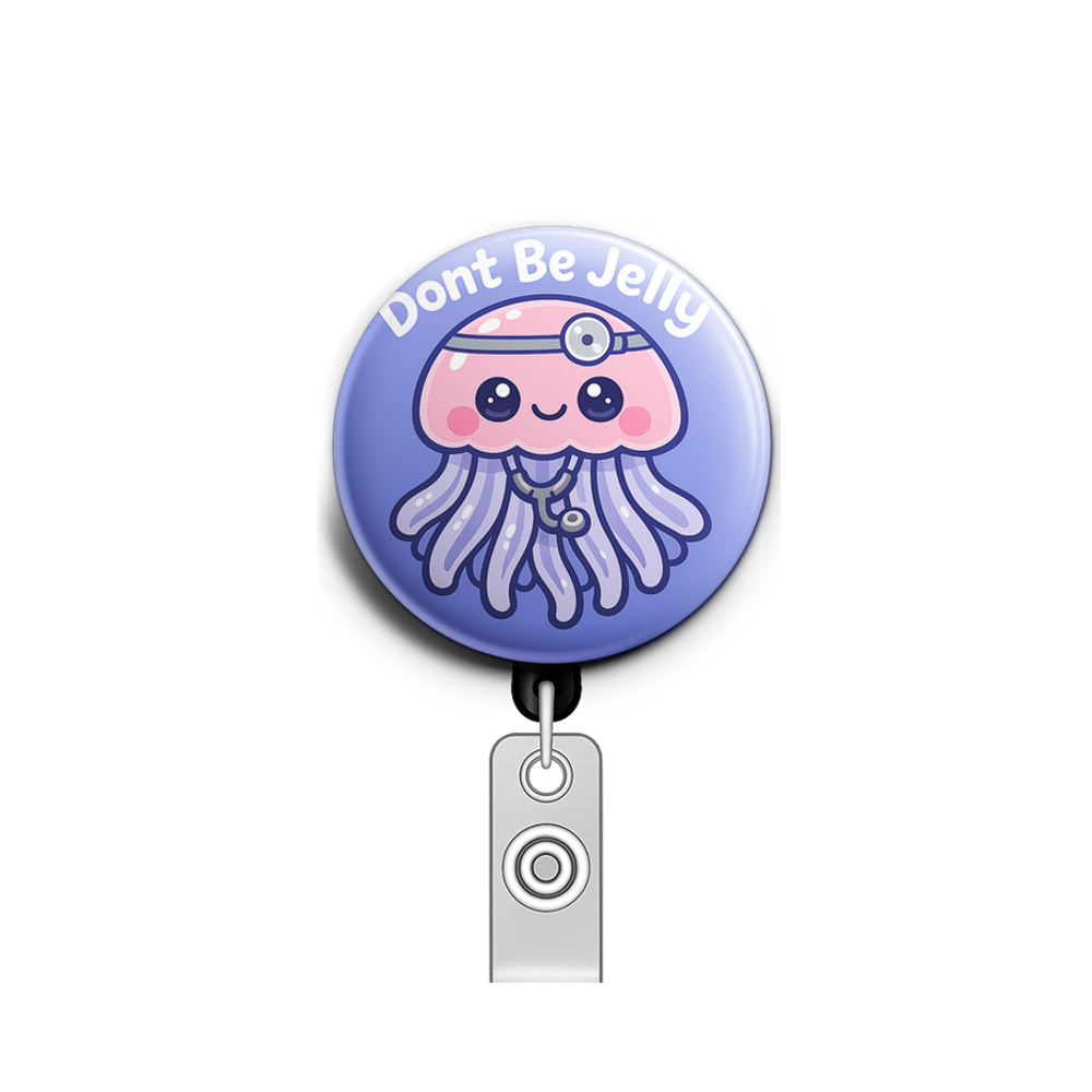 Dont Be Jelly of My Badge Swapfinity Retractable ID Badge Reel - - Topperswap