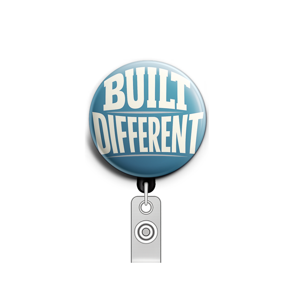 Built Different Swapfinity Retractable ID Badge Reel - - Topperswap