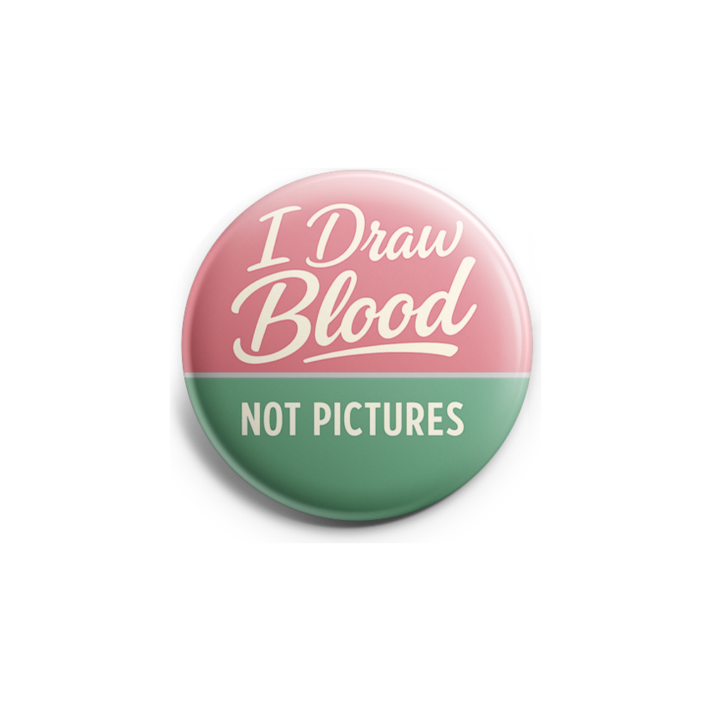 I Draw Blood, Not Pictures Topper - - Topperswap