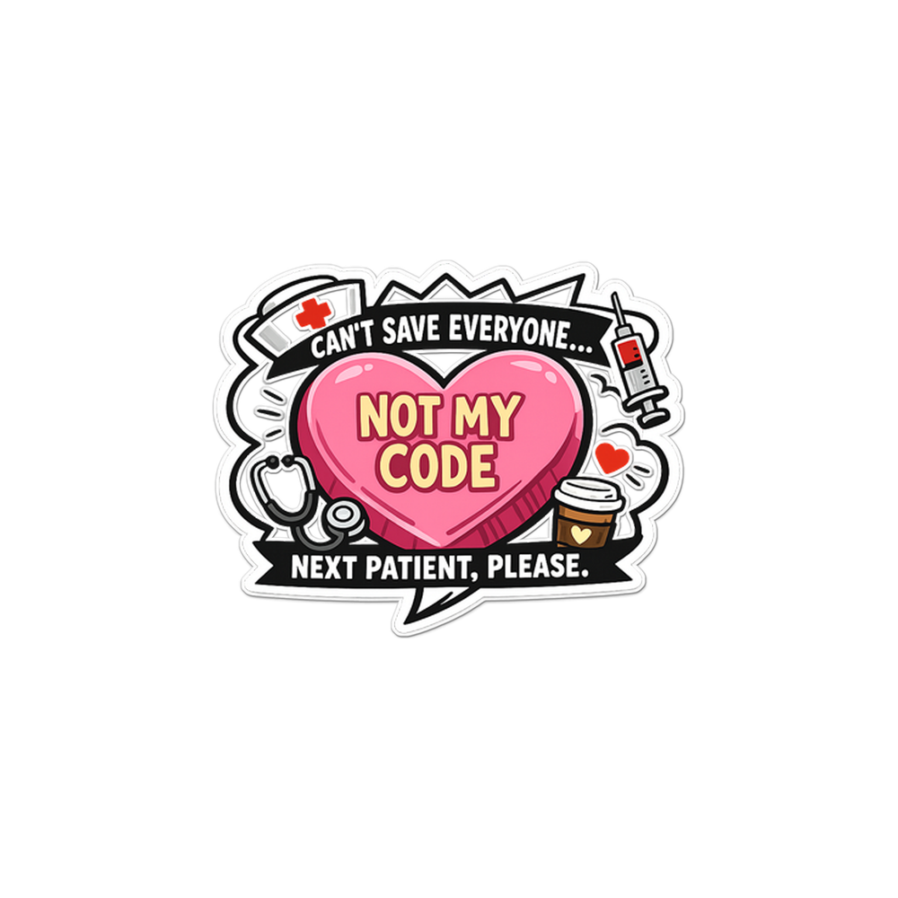 Sarcastic Conversation Heart Sticker - - Topperswap