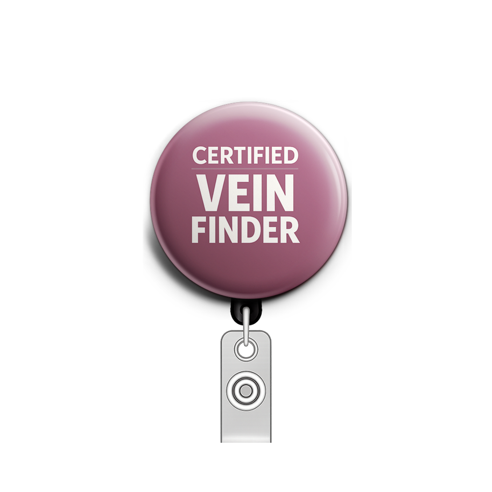 Certified Vein Finder Swapfinity Retractable ID Badge Reel - - Topperswap
