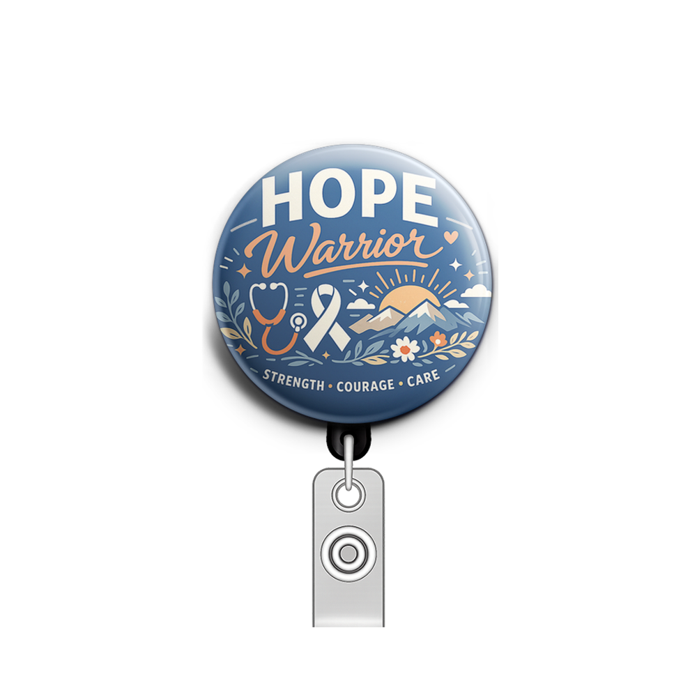 Hope Warrior Swapfinity Retractable ID Badge Reel - - Topperswap