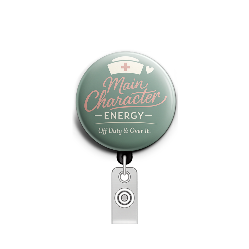 Main Character Energy Swapfinity Retractable ID Badge Reel - - Topperswap
