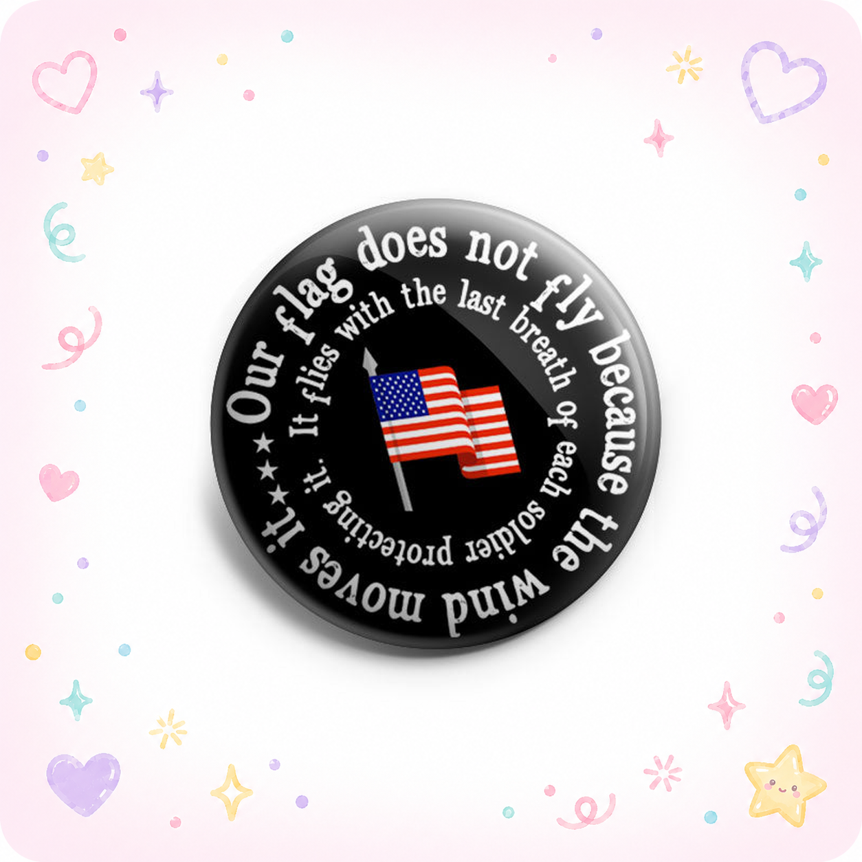 Why Our Flag Flies Topper - - Topperswap