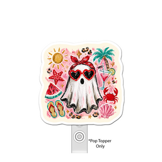 Tropical Ghost Getaway Pop Topper