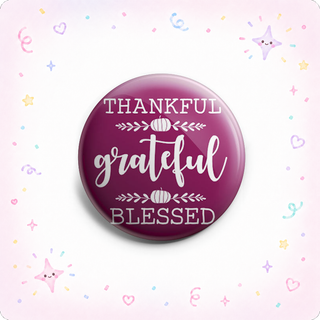 Thankful, Grateful, Blessed Topper - Vault