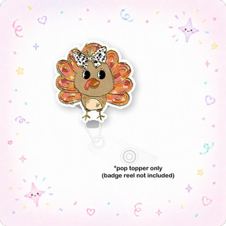 Bow Tie Gobbler Pop Topper