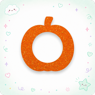 Glitter Pumpkin Swapfinity  Swapper Frame