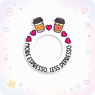 More Espresso Less Depresso Swapfinity Swapper Frame