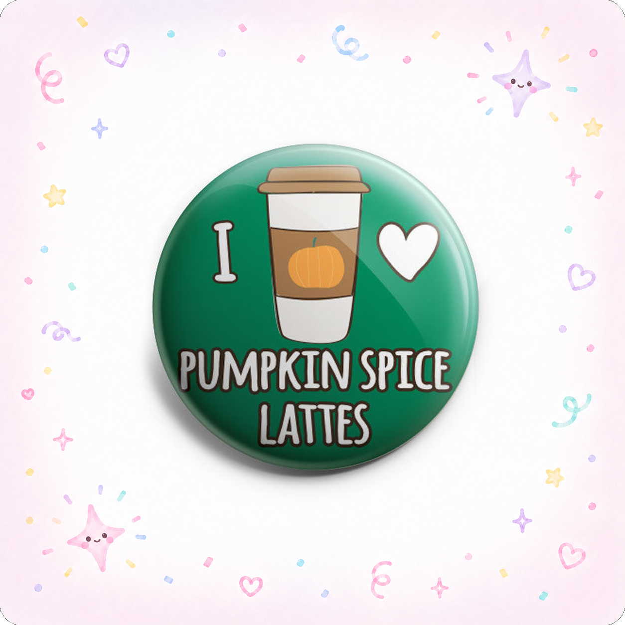 I ♥ Pumpkin Spice Lattes Topper - Vault - - Topperswap