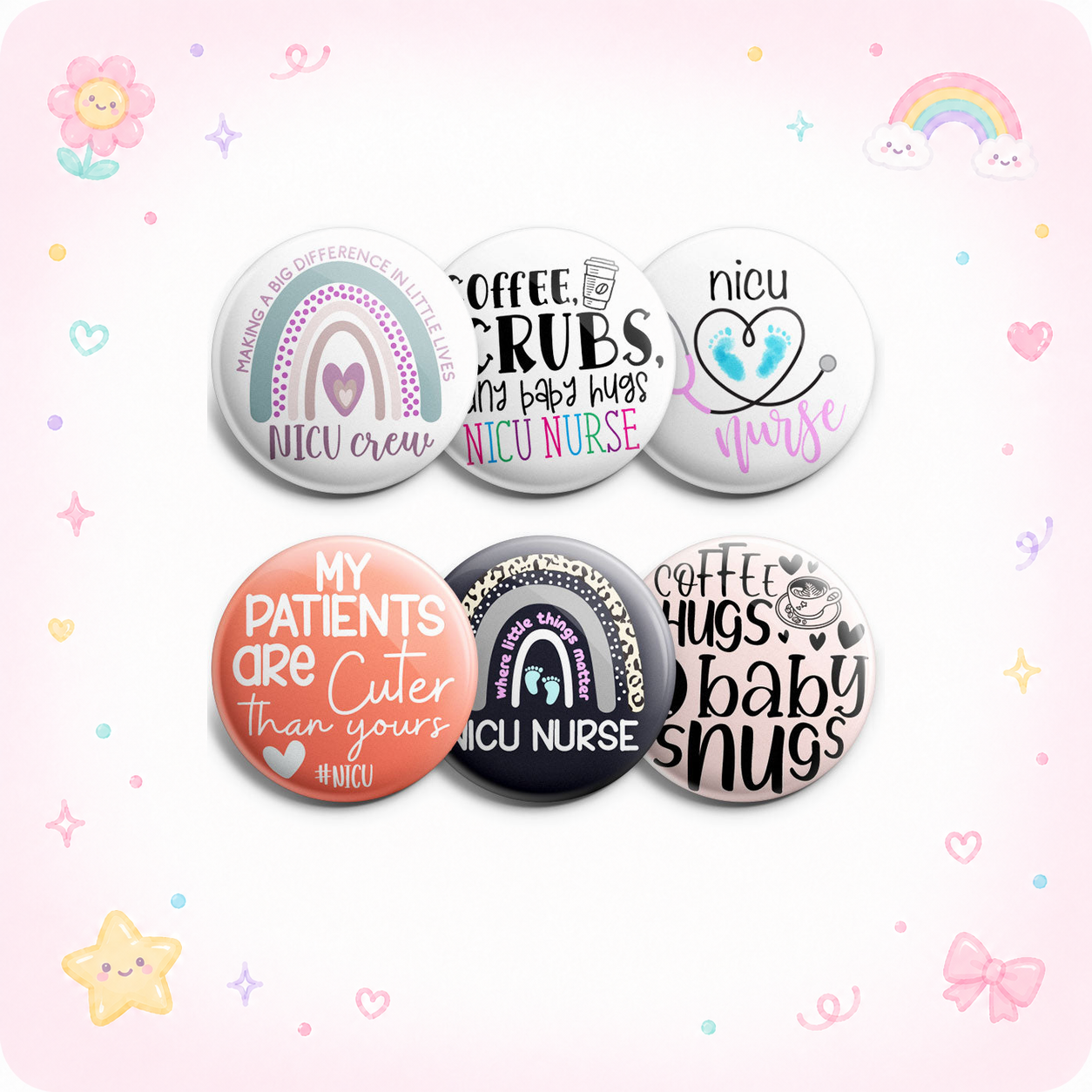 NICU Crew 6-Pack (Save 15%) - - Topperswap