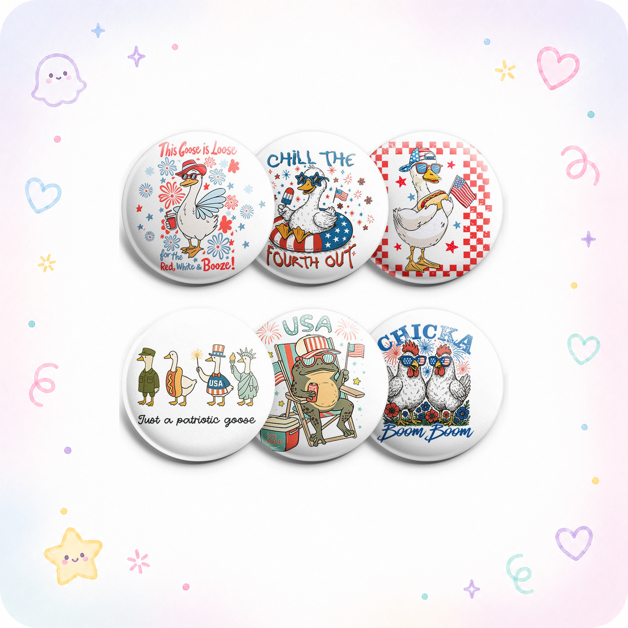 Party Animal Parade Topper 6-Pack (Save 15%) - - Topperswap