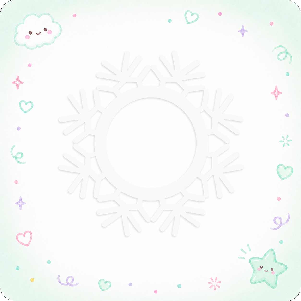 Snowflake Swapfinity Swapper Frame - - Topperswap