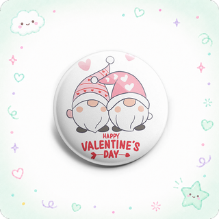Happy Valentine Gnomes 23 Topper