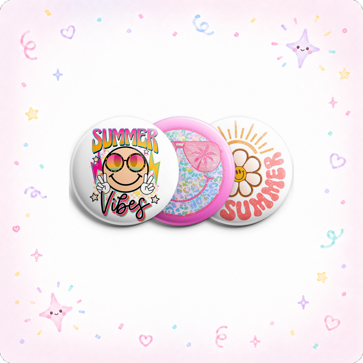 Sizzlin Summer Smiles 3-Pack - - Topperswap