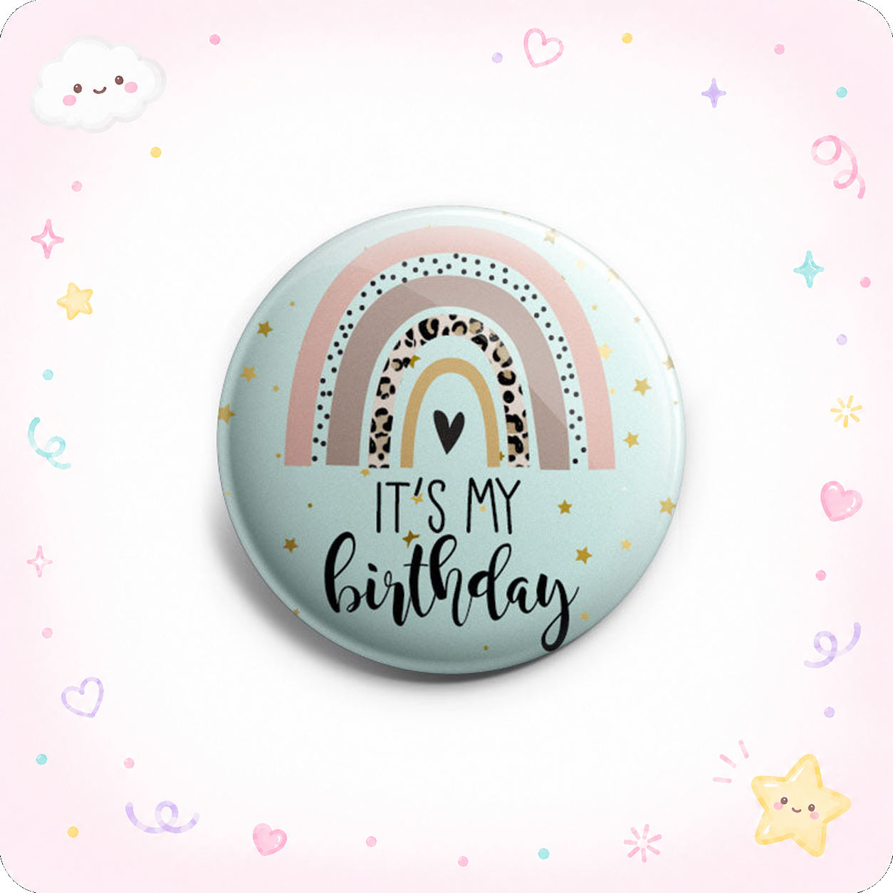 Birthday Leopard Topper - - Topperswap