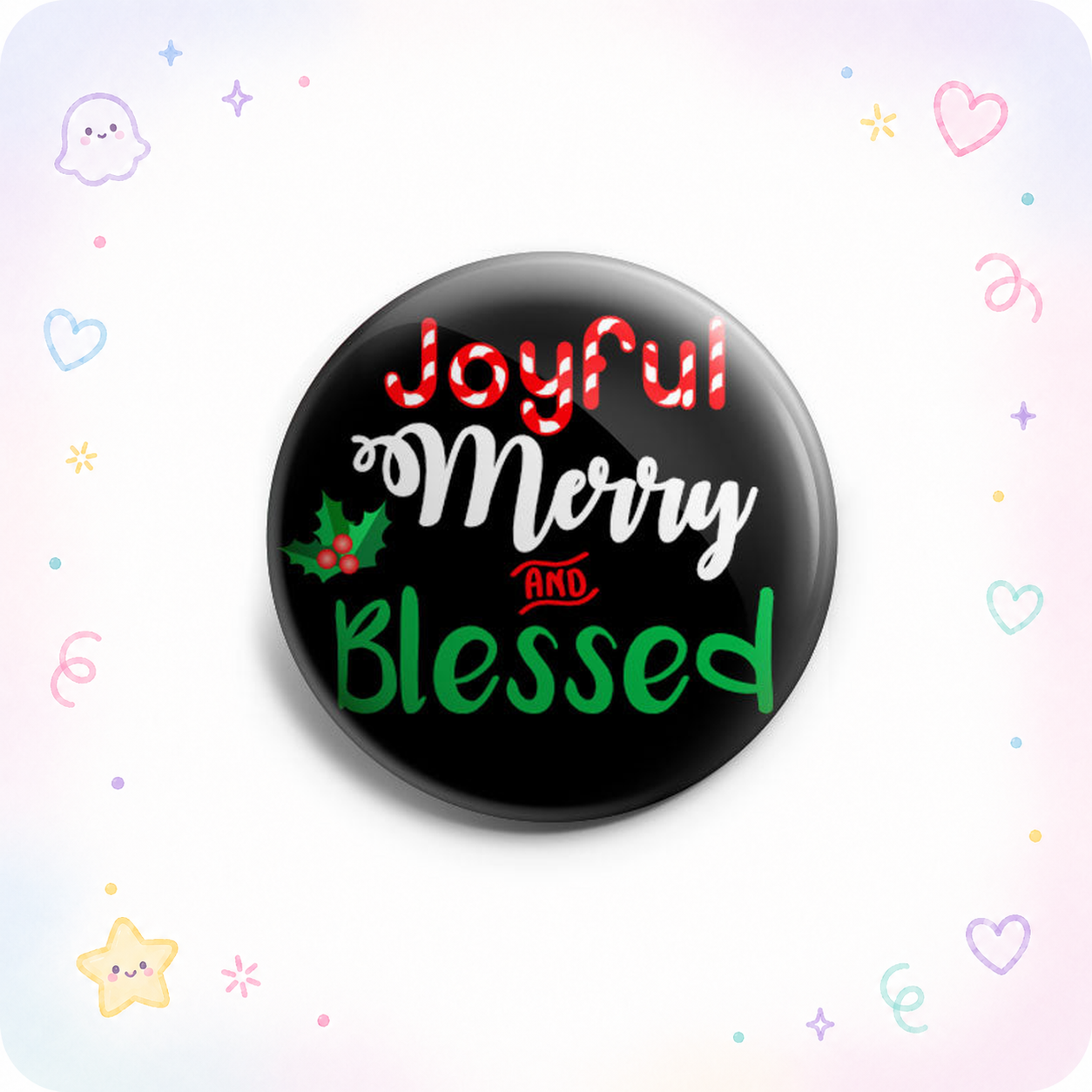 Joyful, Merry and Blessed Topper - Vault - - Topperswap