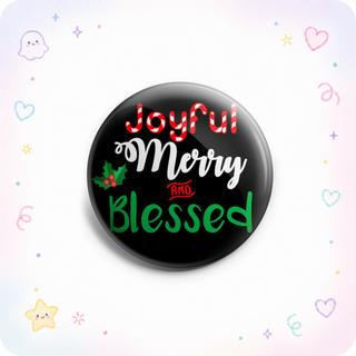 Joyful, Merry and Blessed Topper - Vault