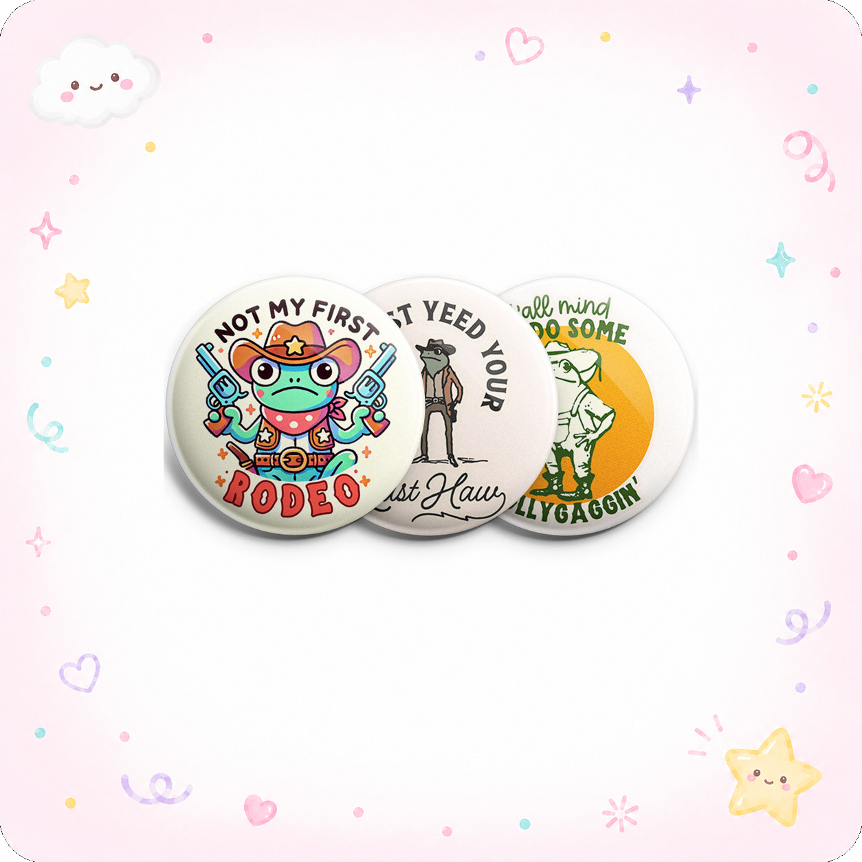 Howdy Partner Topper 3-Pack (Save 5%) - - Topperswap